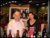 Marlane sampling the wines!